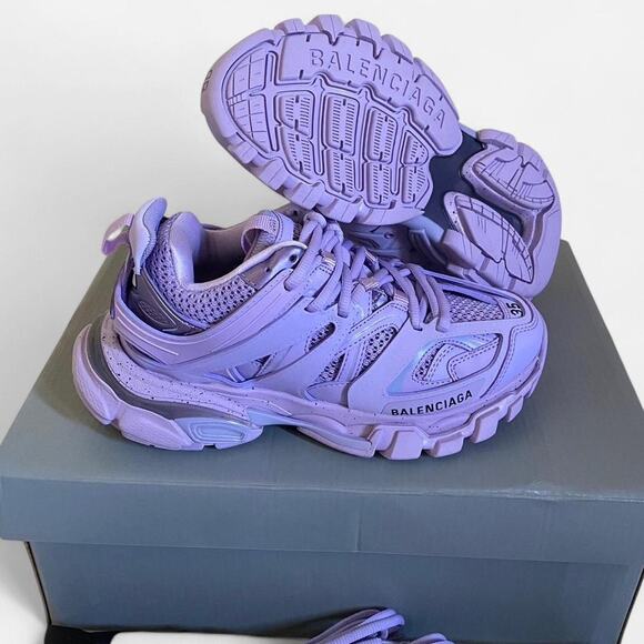 Balenciaga Track Trainer Purple (Women's) sneakers - size 5W US / 35 EU - Picture 1 of 8